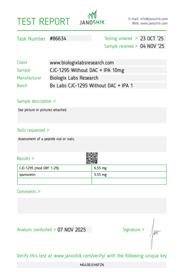 CJC-1295 Without DAC + IPA